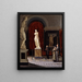 Innenansicht des Louvre - John Forssell — gerahmtes Bild an der Wand