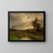 Sonnenuntergang im Abklingen - John Francis Murphy — gerahmtes Bild an der Wand