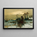 Winterlandschaft - John Francis Murphy — gerahmtes Bild an der Wand