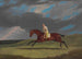 Corduroy ein brauner Rennpferd mit einem Jockey, galoppierend auf einer Rennbahn - John Frederick Herring der Ältere — Ansicht des Kunstwerks