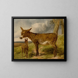 John Frederick Herring Snr - Donkeys.webp