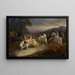 Mazeppa - John Frederick Herring l'Ancien — gerahmtes Bild an der Wand