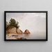Strand bei Beverly - John Frederick Kensett — gerahmtes Bild an der Wand