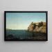 Beacon Rock, Hafen von Newport - John Frederick Kensett — gerahmtes Bild an der Wand
