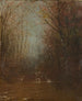 Innenaufnahme des Waldes mit Bach - John Frederick Kensett — Ansicht des Kunstwerks