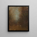Innenaufnahme des Waldes mit Bach - John Frederick Kensett — gerahmtes Bild an der Wand