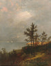 Tempête imminente sur le détroit de Long Island - John Frederick Kensett — Ansicht des Kunstwerks