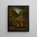 Rocky Pool Bash Bish Falls - John Frederick Kensett — gerahmtes Bild an der Wand