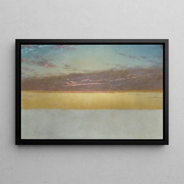 Himmel bei Sonnenuntergang - John Frederick Kensett — gerahmtes Bild an der Wand