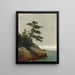 Der alte Kiefernbaum Darien Connecticut - John Frederick Kensett — gerahmtes Bild an der Wand