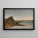 Ansicht in der Nähe von Newport - John Frederick Kensett — gerahmtes Bild an der Wand