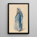 Eine junge türkische Frau - John Frederick Lewis — gerahmtes Bild an der Wand