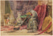 Ein Interieur mit Rüstung und Waffen - John Frederick Lewis — Ansicht des Kunstwerks