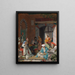 Und das Gebet des Glaubens wird die Kranken heilen - John Frederick Lewis — gerahmtes Bild an der Wand