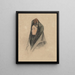 Die Kammerzofe von Harriet Ford - John Frederick Lewis — gerahmtes Bild an der Wand