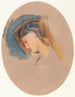 Kopf einer jungen Frau - John Frederick Lewis — Ansicht des Kunstwerks