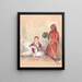 Iskander Bey und sein Diener - John Frederick Lewis — gerahmtes Bild an der Wand