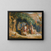Bauern im italienischen Tirol beim Gebet - John Frederick Lewis — gerahmtes Bild an der Wand