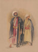 Cheikh Hussein von Gebel Tor und seinem Sohn - John Frederick Lewis — Ansicht des Kunstwerks