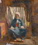 Skizze für Au Caire, Bezestein El Khan Khalil - John Frederick Lewis — Ansicht des Kunstwerks