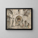 Skizzen und Zeichnungen der Alhambra in London - John Frederick Lewis — gerahmtes Bild an der Wand