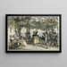 Spanisches Bauern-Gemälde tanzend den Boléro - John Frederick Lewis — gerahmtes Bild an der Wand
