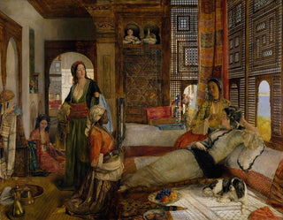 Das Harem - John Frederick Lewis — Ansicht des Kunstwerks