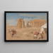 Der Ramesseum in Theben - John Frederick Lewis — gerahmtes Bild an der Wand