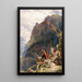Jäger aus Tirol - John Frederick Lewis — gerahmtes Bild an der Wand