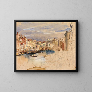 John Frederick Lewis - Venice The Grand Canal and Rialto.webp