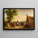 Triumpf von Stoffel Brinkerhoff bei seiner Rückkehr von seinen Eroberungen im Osten - John Gadsby Chapman — gerahmtes Bild an der Wand