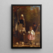 Am Brunnen - John George Brown — gerahmtes Bild an der Wand