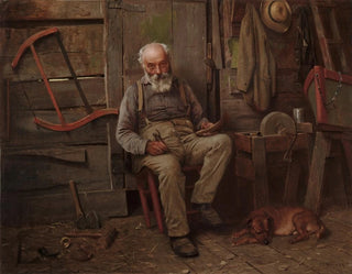 Konstrukteur von Booten - John George Brown — Ansicht des Kunstwerks