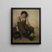 Os paresseux - John George Brown — gerahmtes Bild an der Wand