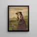 Maud Muller - John George Brown — gerahmtes Bild an der Wand
