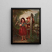 Das Bouquet - John George Brown — gerahmtes Bild an der Wand