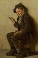 Der junge Künstler - John George Brown — Ansicht des Kunstwerks