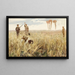 Jagd auf die Wachtel - John George Sowerby — gerahmtes Bild an der Wand