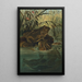 Frosch-Stier - John George Wood — gerahmtes Bild an der Wand
