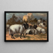 Schafe Valaches - John George Wood — gerahmtes Bild an der Wand