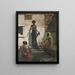 Aux Bains - John Gleich — gerahmtes Bild an der Wand