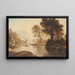 Windermere - John Glover — gerahmtes Bild an der Wand