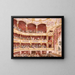 Innenansicht des Theaters St James in London - John Gregory Crace — gerahmtes Bild an der Wand