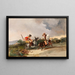Ein Turnier - John Greville Fennell — gerahmtes Bild an der Wand