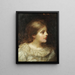 Portrait einer Mädchen - John Hanson Walker — gerahmtes Bild an der Wand