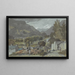Seit dem Hügel der Kirche Ambleside - John Harden — gerahmtes Bild an der Wand