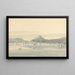 Eine Stadt am Genfersee - John Henderson — gerahmtes Bild an der Wand