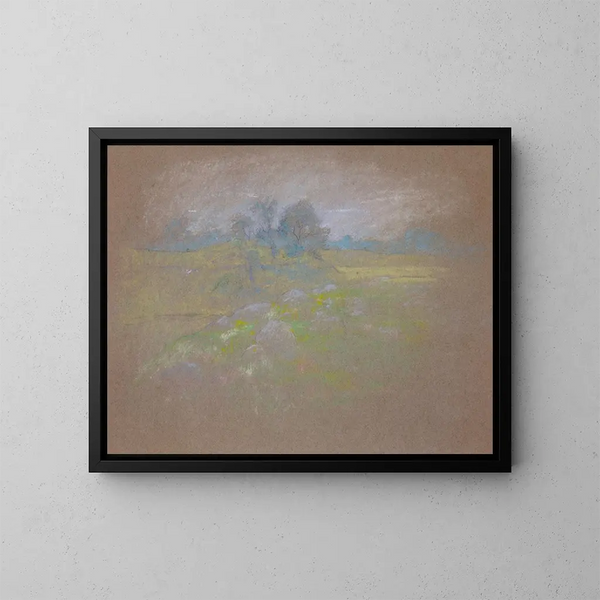 Esskastanien - John Henry Twachtman — gerahmtes Bild an der Wand