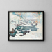 Enclavé par la glace - John Henry Twachtman — gerahmtes Bild an der Wand