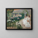 auf der Terrasse - John Henry Twachtman — gerahmtes Bild an der Wand